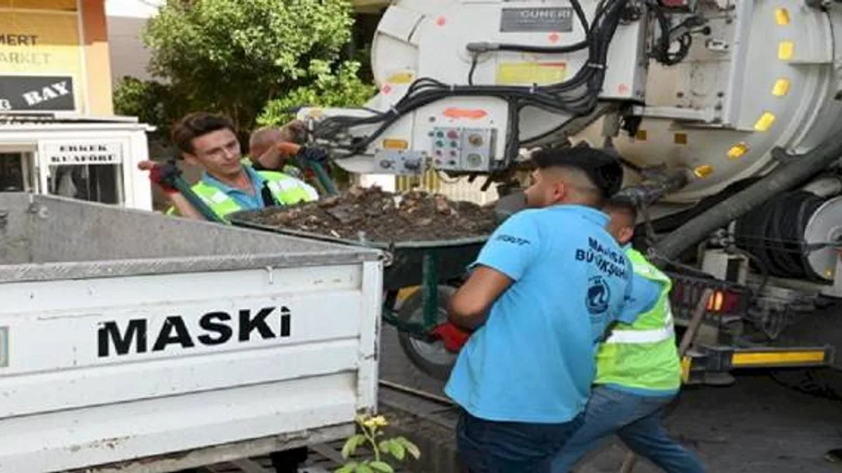 MASKİ'den yağmur suyu ızgarası temizliği