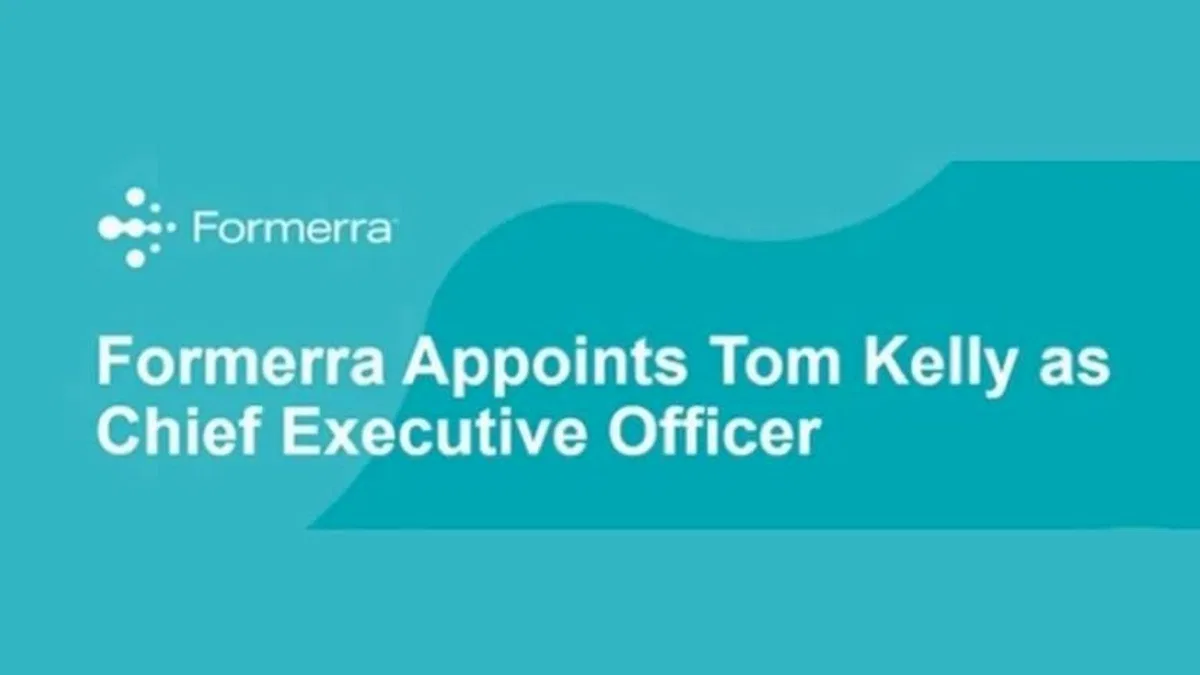Formerra, Tom Kelly'yi CEO olarak atadı