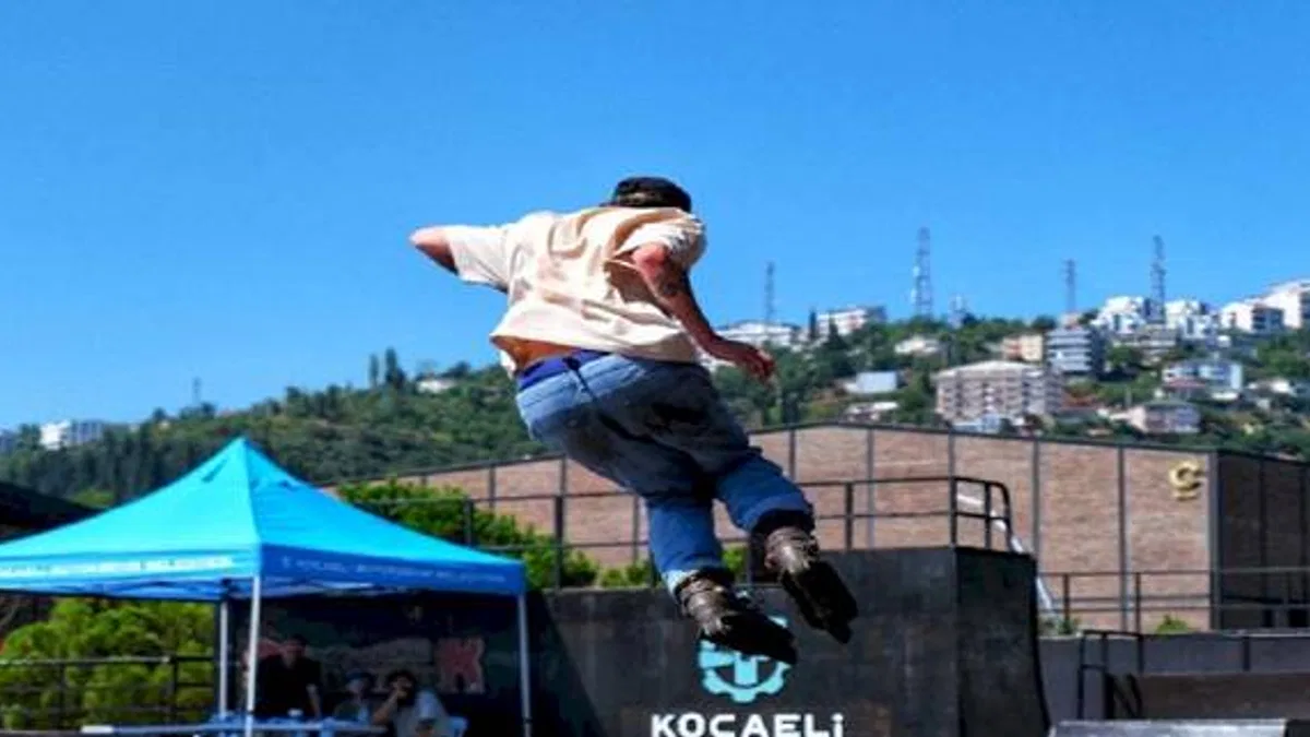 Skate Park’ta adrenalin tavan yaptı