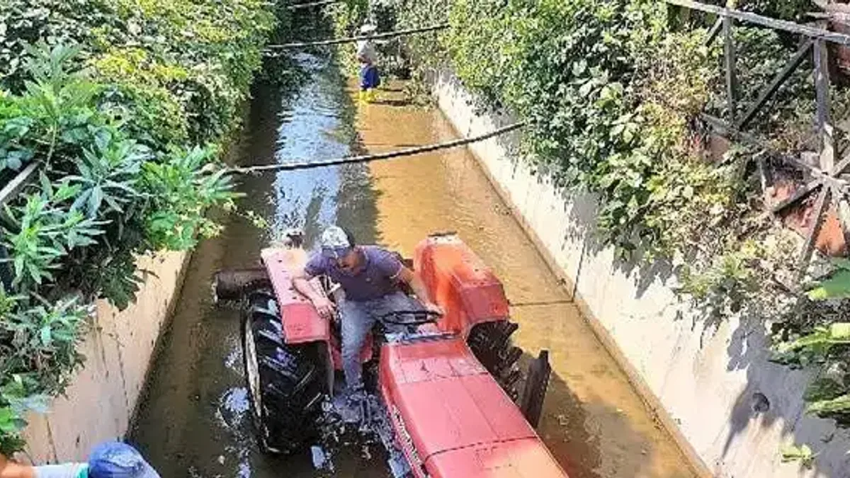 Kemer'de dere temizliği