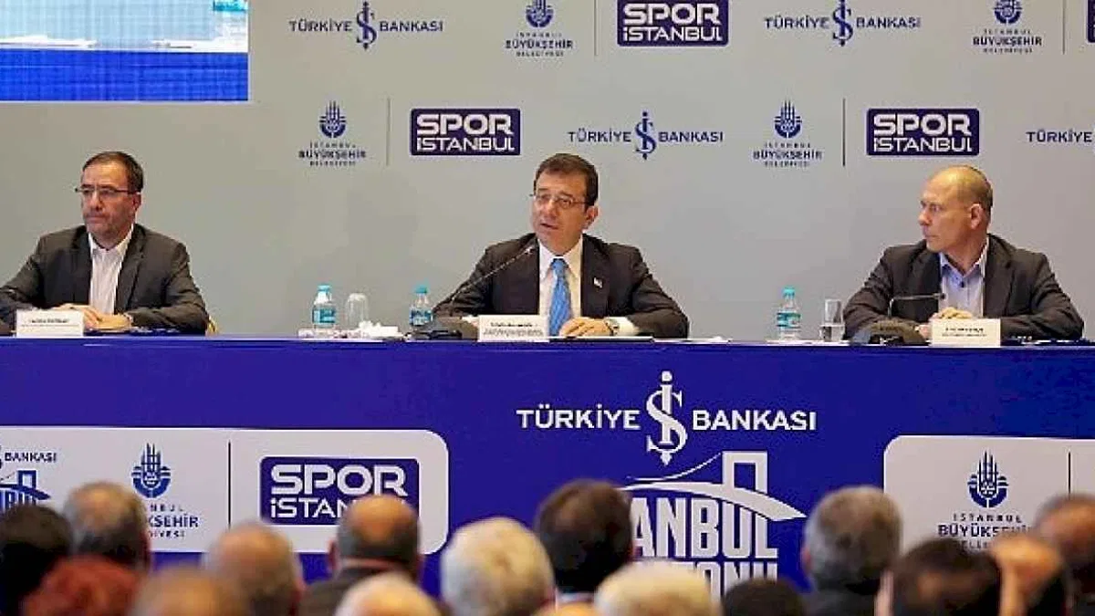 TBB ve İBB Başkanı Ekrem İmamoğlu, 3 Kasım Pazar günü koşulacak İş Bankası 46. İstanbul Maratonu basın toplantısında konuştu