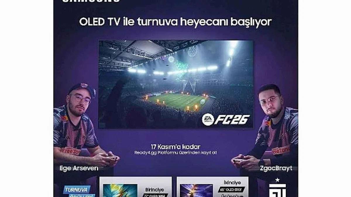 Samsung OLED TV ile turnuva heyecanı başlıyor!