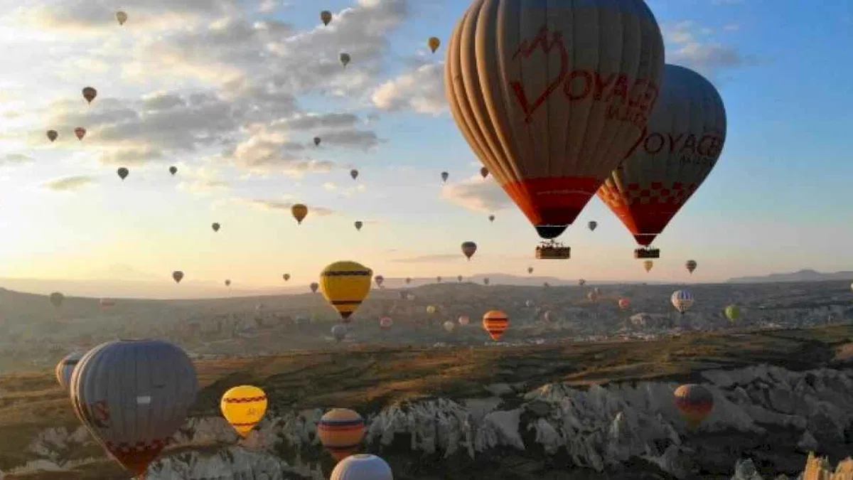 Sıcak hava balonculuğunda zirvedeyiz