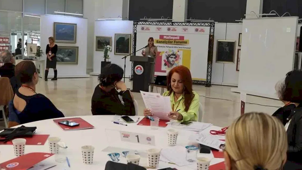 İstanbul Maltepe'de Kültür Sanat Politikası Belgesi açıklandı