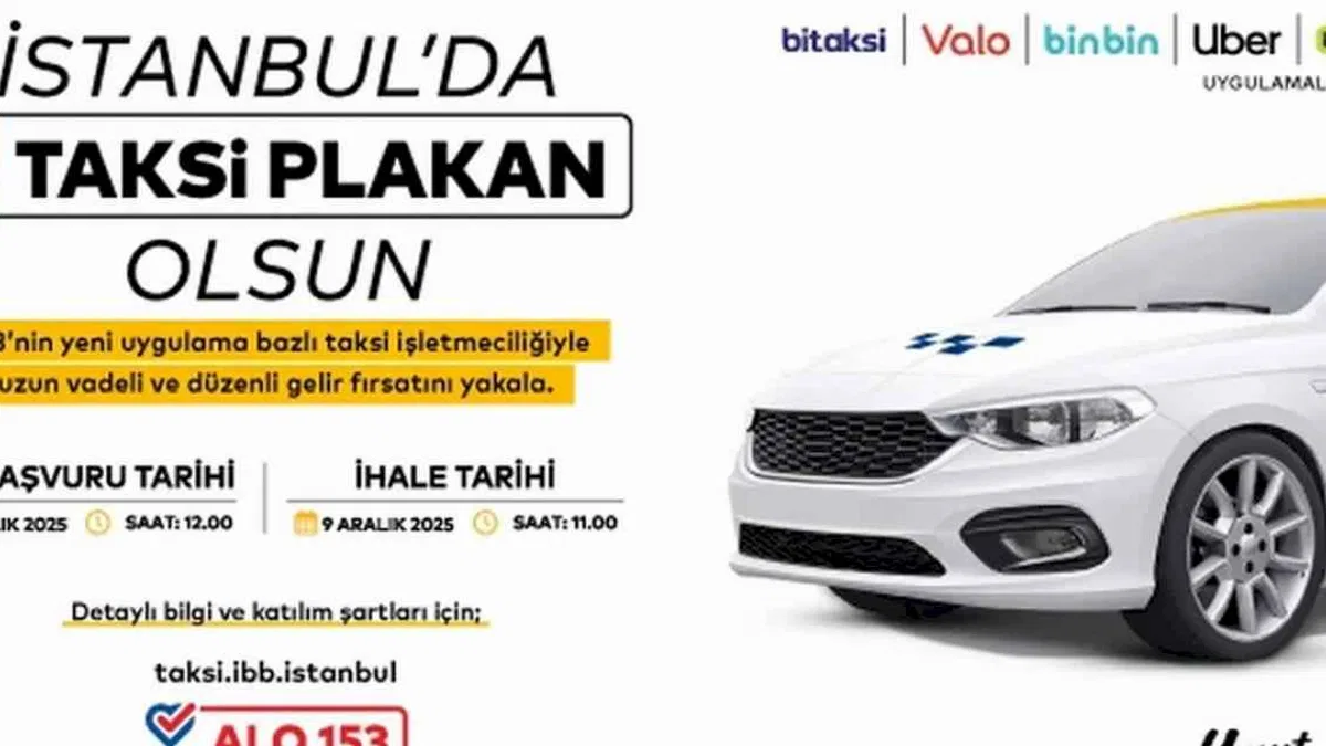 Uygulama Bazlı Taksi İçin Yeni İhale 9 Aralık’ta