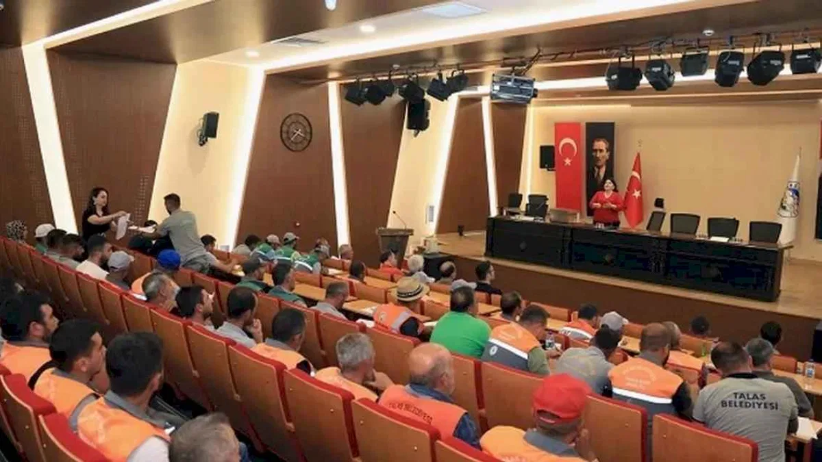 Kayseri Talas'ta KKKA eğitimi