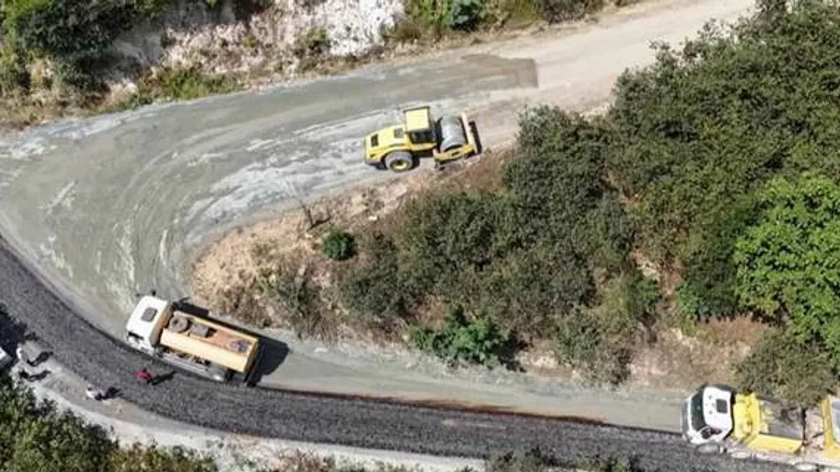 Ordu Ünye Ağıdere sakinlerinin asfalt sevinci