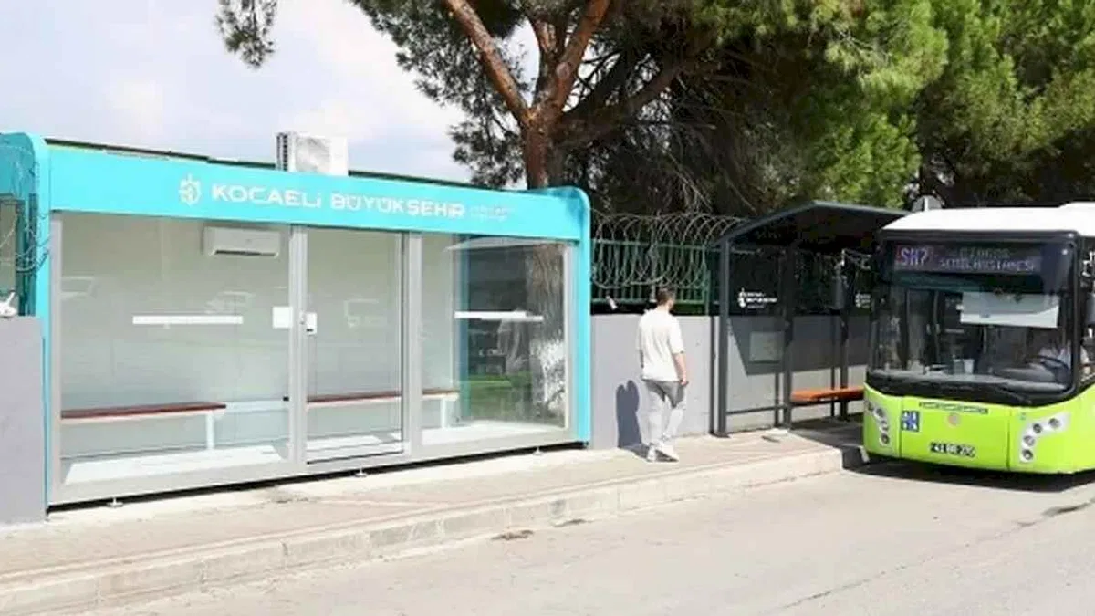 Kocaeli'de otogar aktarma durakları yenilendi