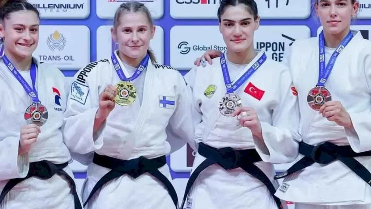 Konyalı judocu Sinem Oruç'a Moldova'dan bronz madalya
