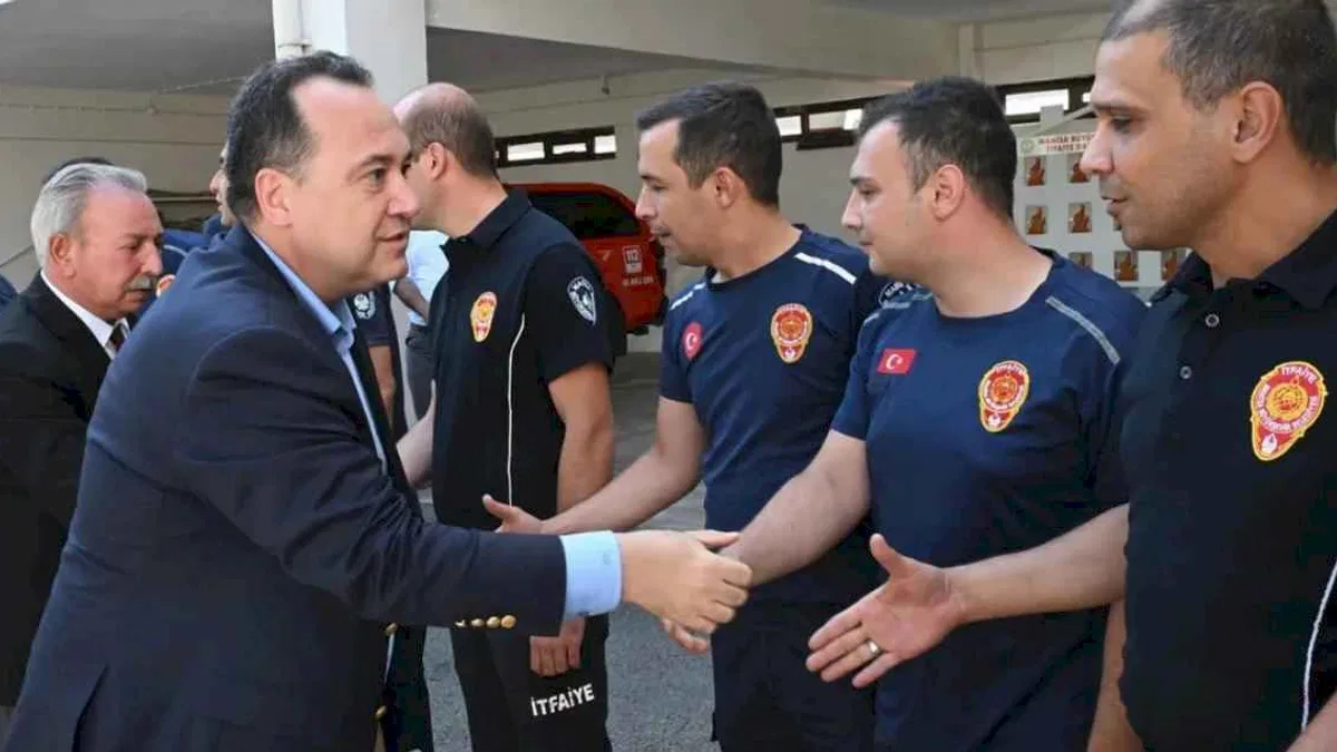 Manisa İtfaiyesi'ne Başkan Dutlulu'dan özel teşekkür