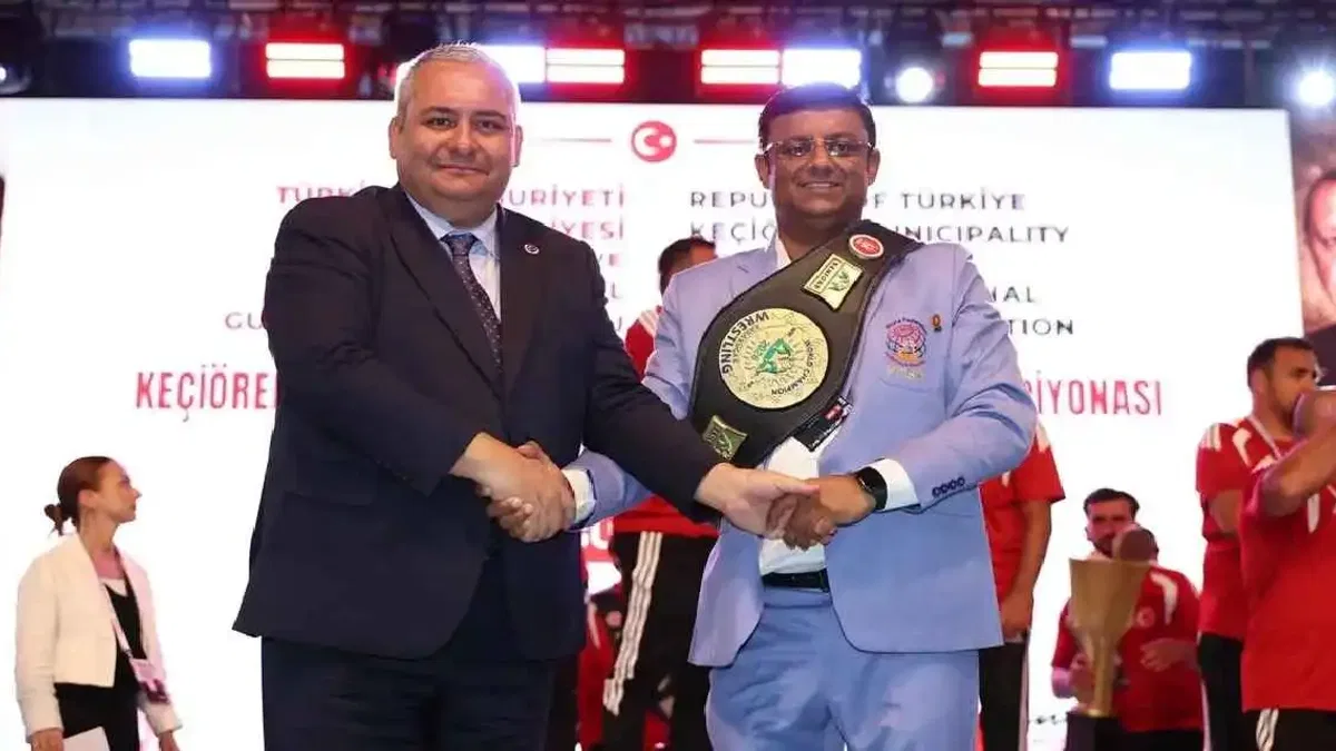 Karakucak güreşlerinde Türkiye Dünya şampiyonu oldu