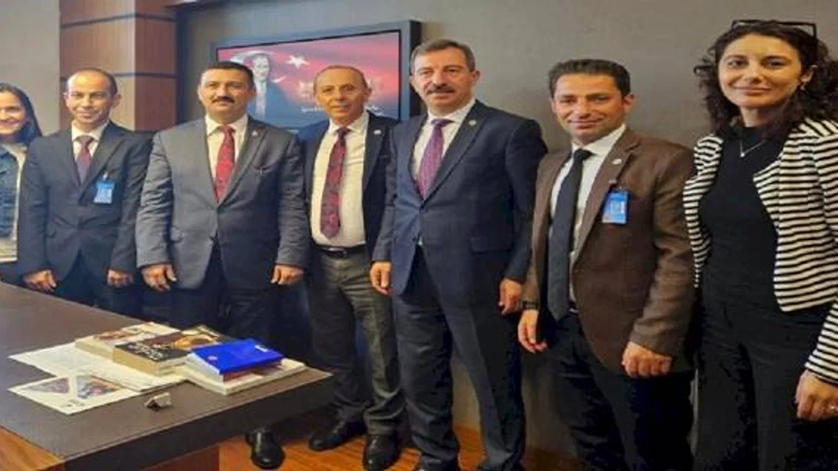 İYİ Partili Milletvekili Türkoğlu TÜSÇAD'ı kabul etti