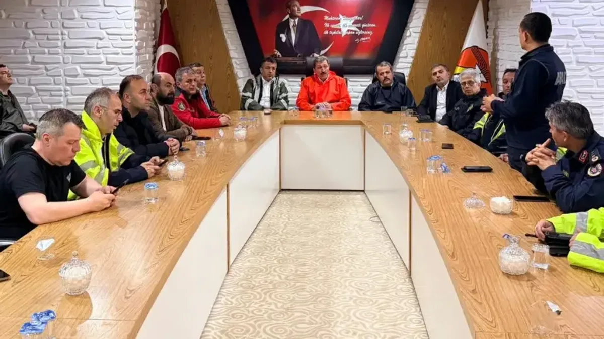 Samsun Havza'da sağanak sonrası koordinasyon sürüyor