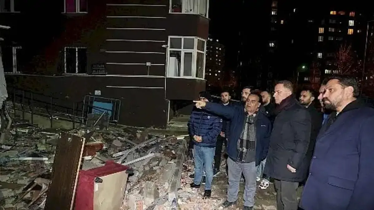 Beylikdüzü'nde doğalgaz patlaması