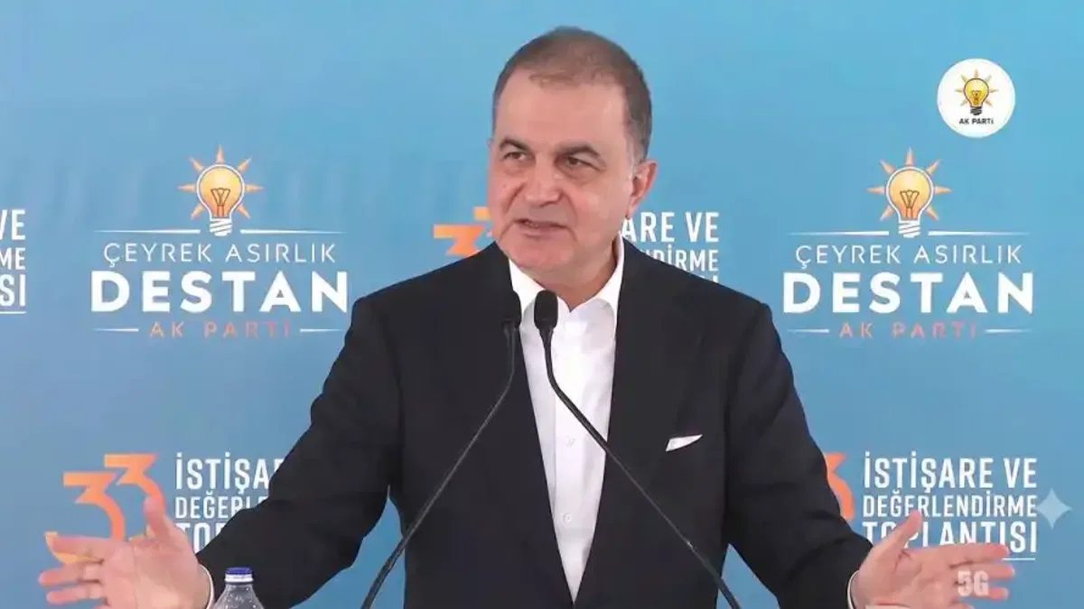 Ömer Çelik: Terör örgütünün silah bırakması için yasal zemin oluşmalı