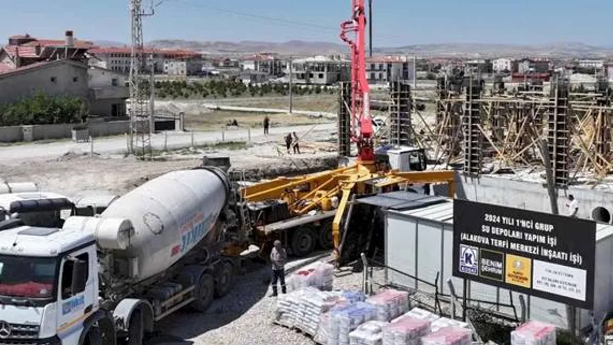 Konya’da Alakova Terfi İstasyonu yükseliyor