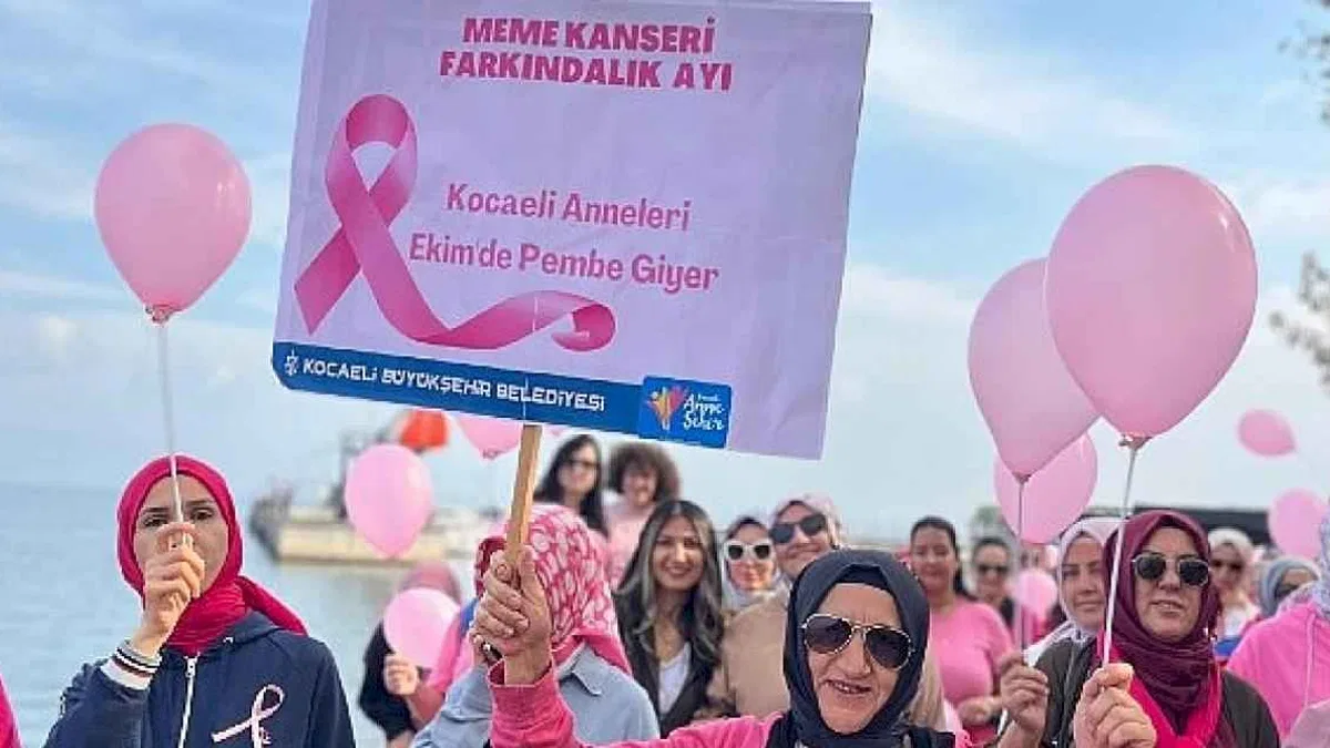 Büyükşehir'den meme kanseri farkındalık yürüyüşü