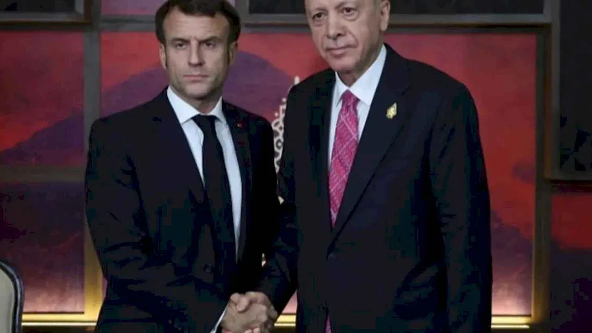 Erdoğan'dan Macron'a 'Filistin' tebriği