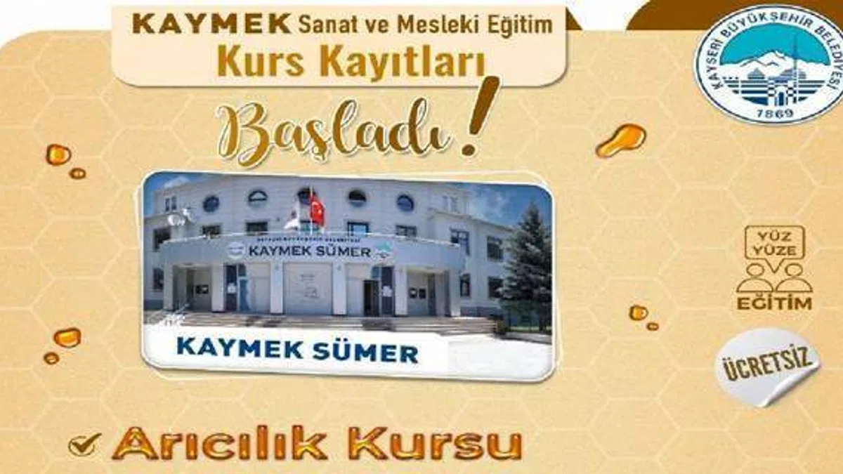 KAYMEK'ten arıcılık kursu