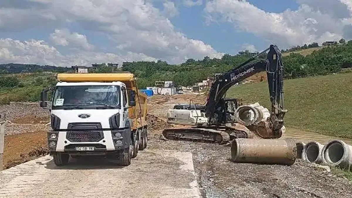 İzmit Kabaoğlu Fatih Caddesinde üstyapı