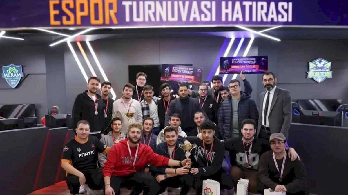 Konya Meram'da ilk 'e-spor'da renkli final