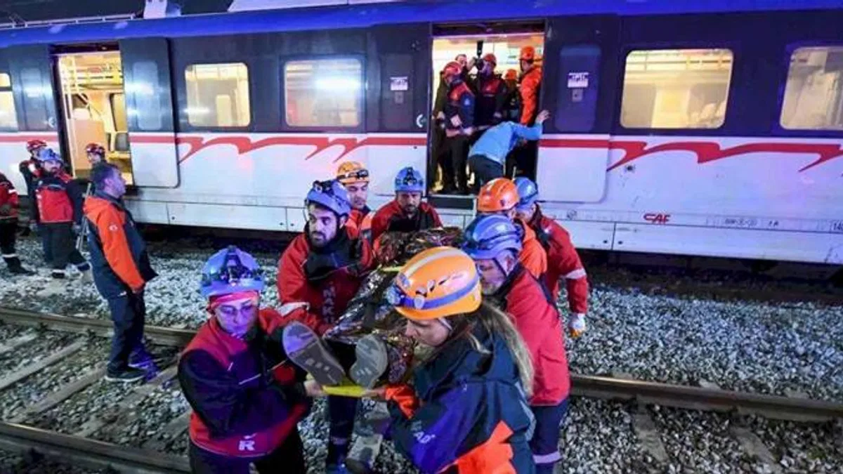 İZBAN İstasyonu’nda tatbikat gerçeği aratmadı