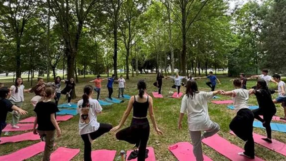 İzmit'te LGS öğrencileri sınav stresini Mindfulness ile attı