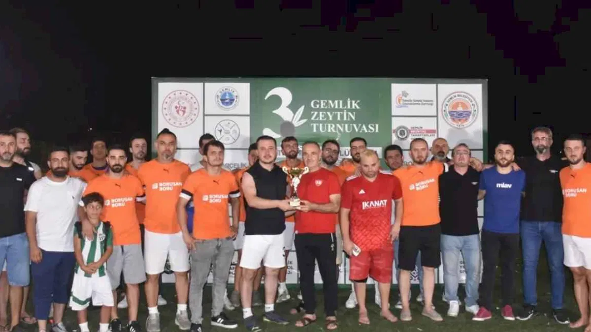 Bursa Gemlik Kurumlar Ligi'nde final heyecanı