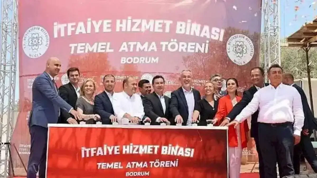 Bodrum İtfaiye Hizmet Binasının Temeli Atıldı