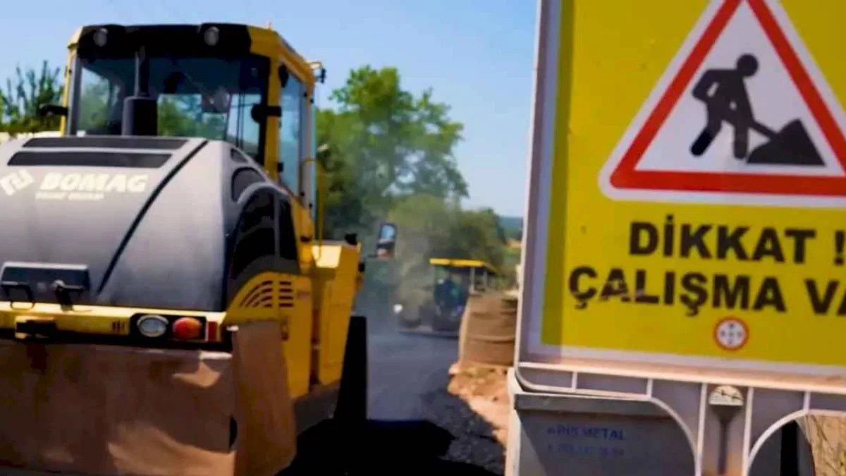 Körfez Sipahiler’de 2 kilometrelik yol yenilendi