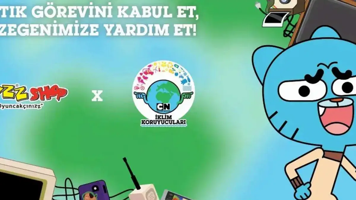 Cartoon Network, e-atıkları Eğitim Desteğine Dönüştürdü