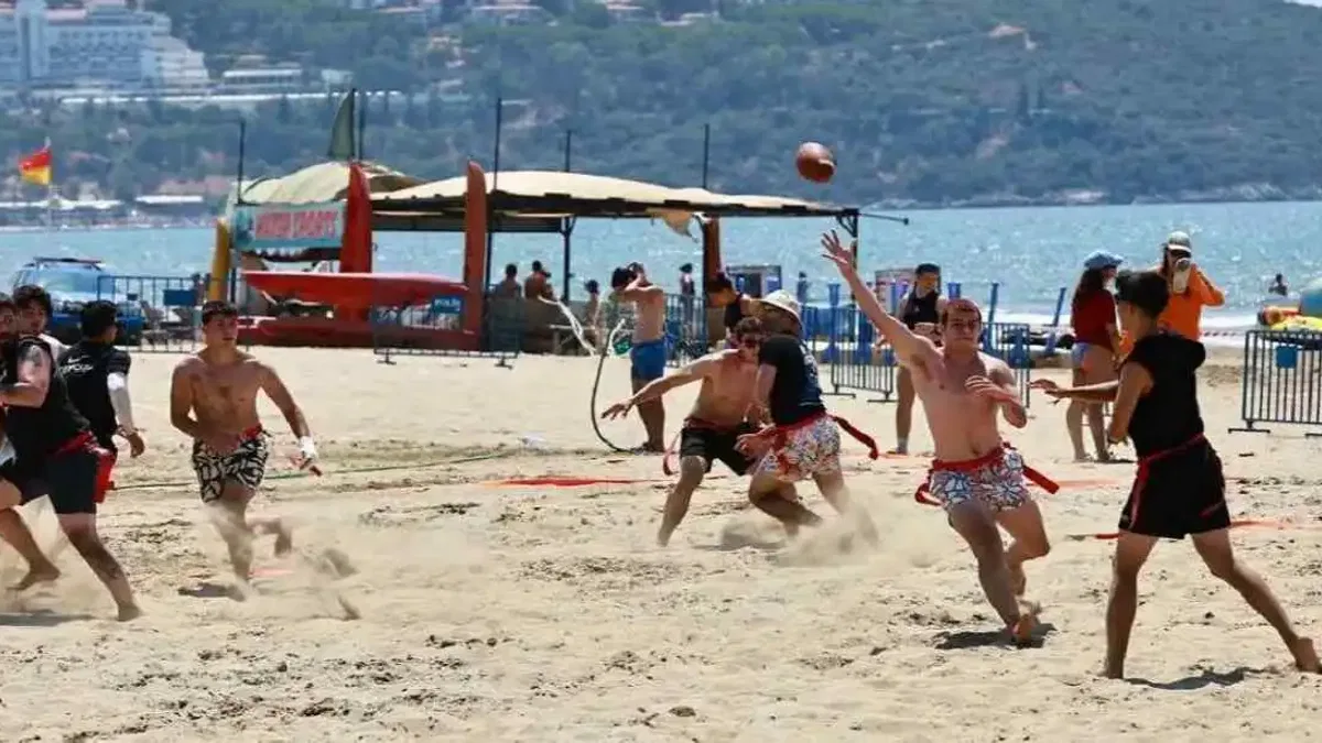 Pamucak Sahili’nde spor şöleni