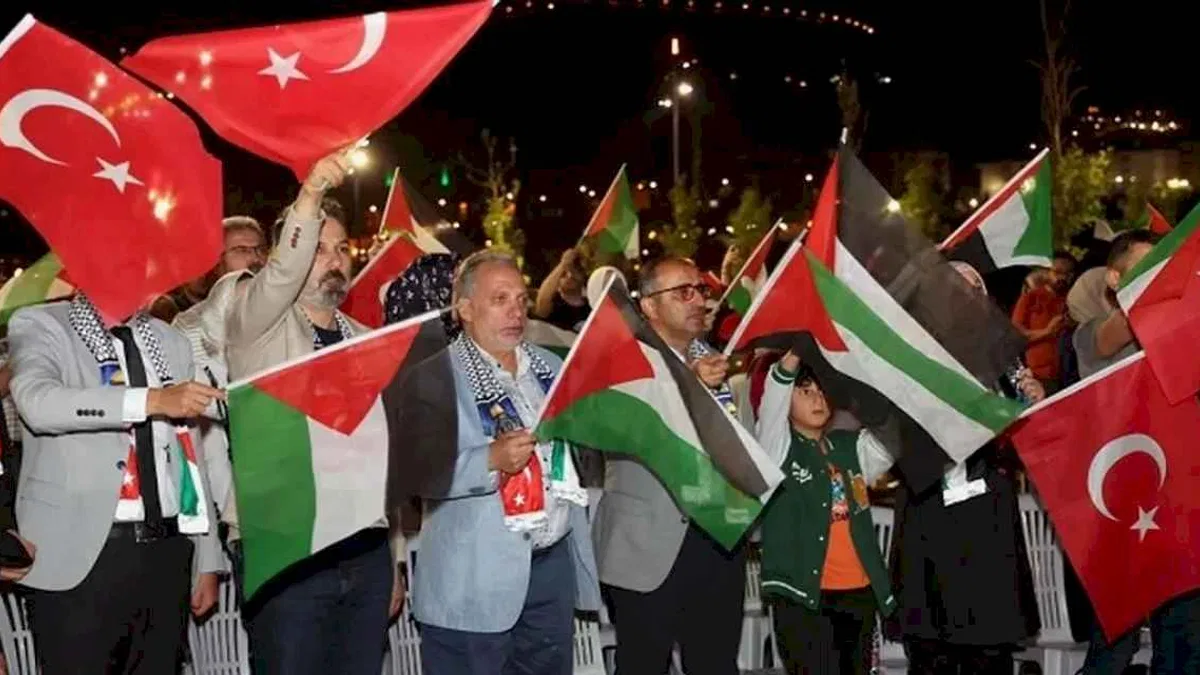 Kayseri'de vicdanlar Gazze için buluştu