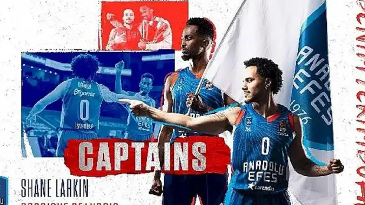 Anadolu Efes'te Shane Larkin Kaptan, Rodrigue Beaubois ise İkinci Kaptan Oldu