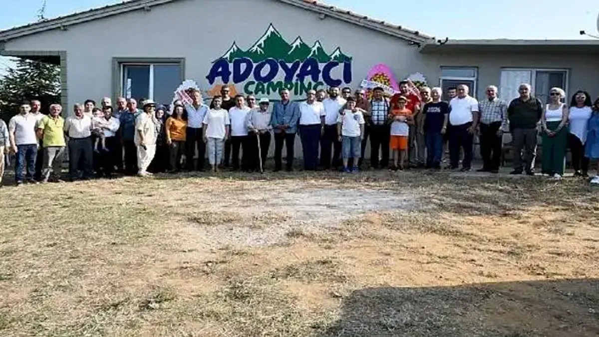 Malkara Belediye Başkan Vekili Recai Örs, Almalı Doğal Yaşam Çiftliği (ADOYAÇİ) Camping'in açılışını gerçekleştirdi