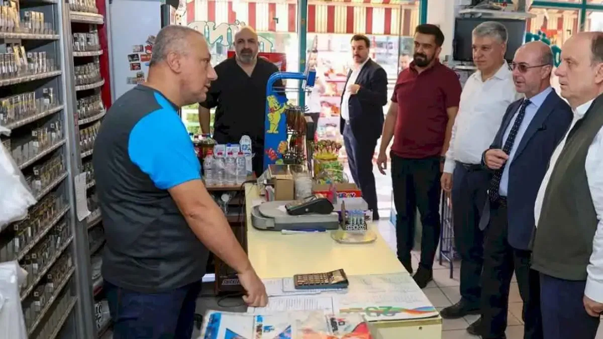 Konya Selçuklu'da esnaf ziyaretleri