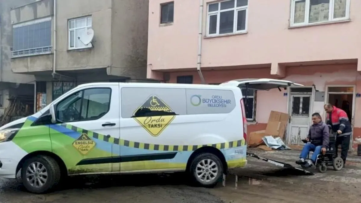 Ordu’da engelsiz taksi uygulaması hayatları kolaylaştırıyor