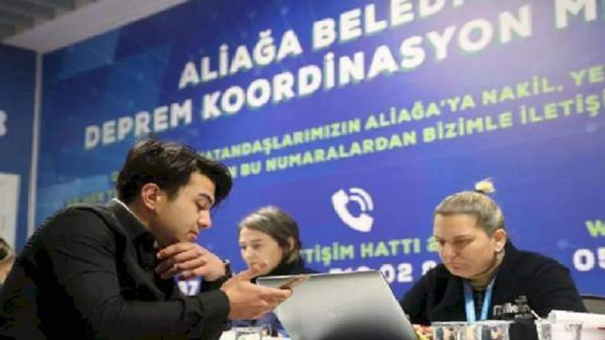 İzmir Aliağa Belediyesi depremzedeler için koordine oldu