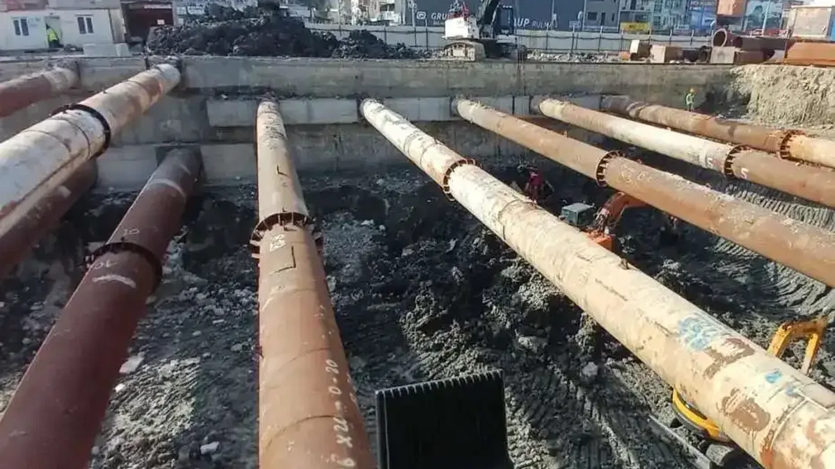 Halkapınar yeraltı araç depolama tesisi şekilleniyor