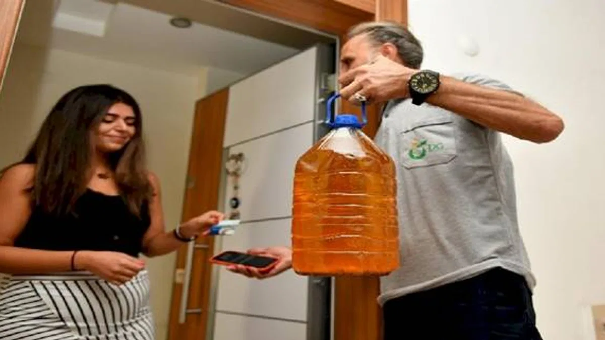 Antalya Muratpaşa'da 'atık yağ' kazandırıyor... 5 litresi 95 TL!