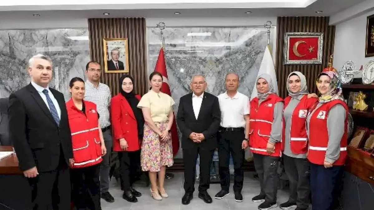 Başkan Büyükkılıç’tan Kızılay'a “156’ncı Yıl” ziyareti