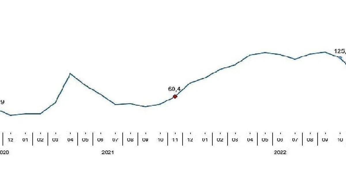 TÜİK Toplam ciro yıllık %99,7 arttı