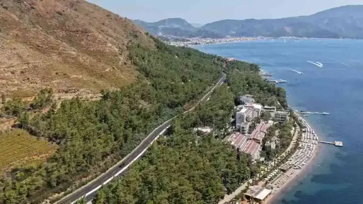 Muğla İçmeler’de yol yenileme çalışmaları tamamlandı