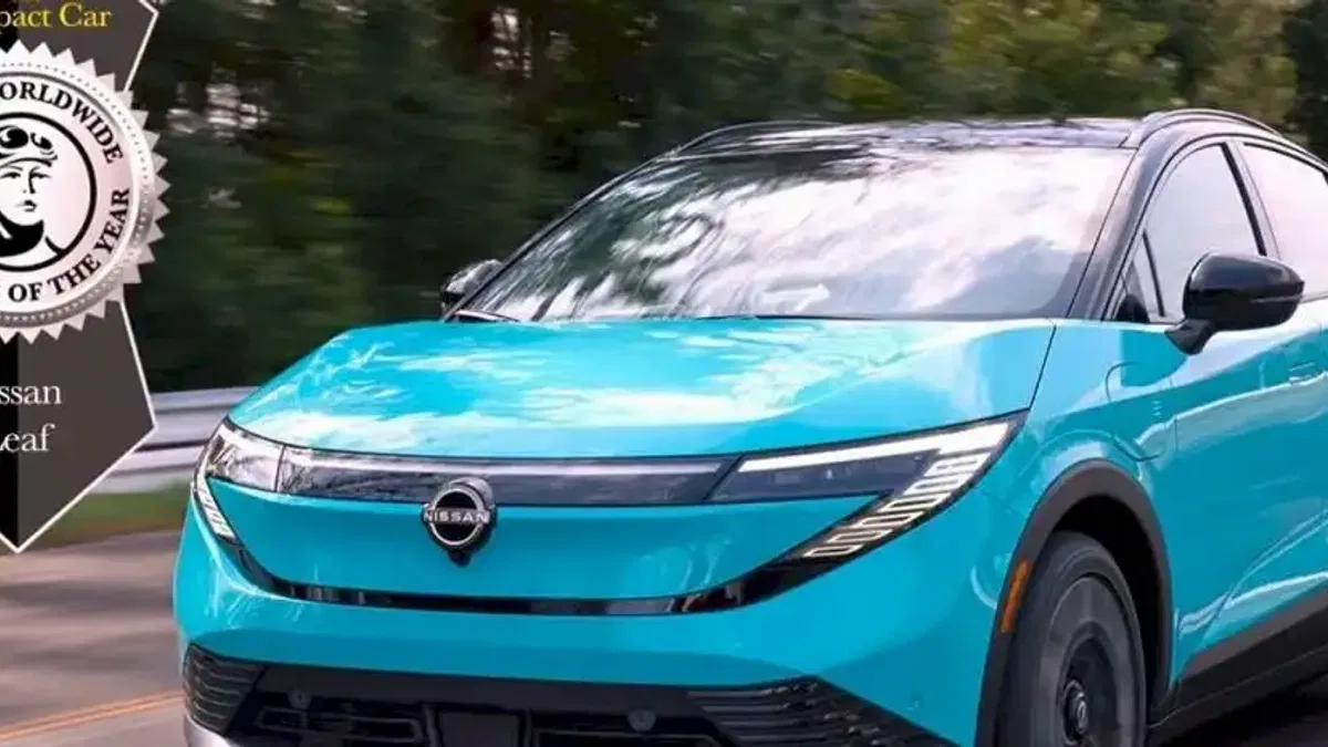 Nissan LEAF,  Dünyanın En İyi Kompakt Otomobili Seçildi