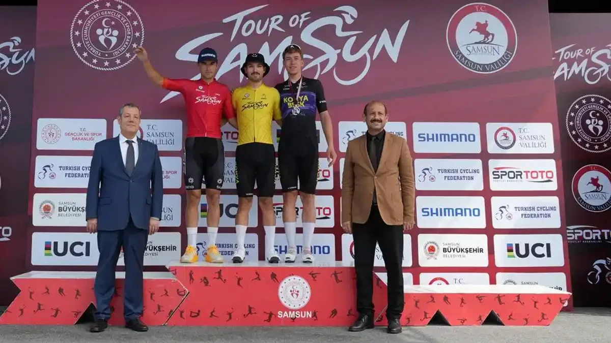 Uluslararası Tour of Samsun Bisiklet Yarışı’na Türk sporcularımız damga vurdu