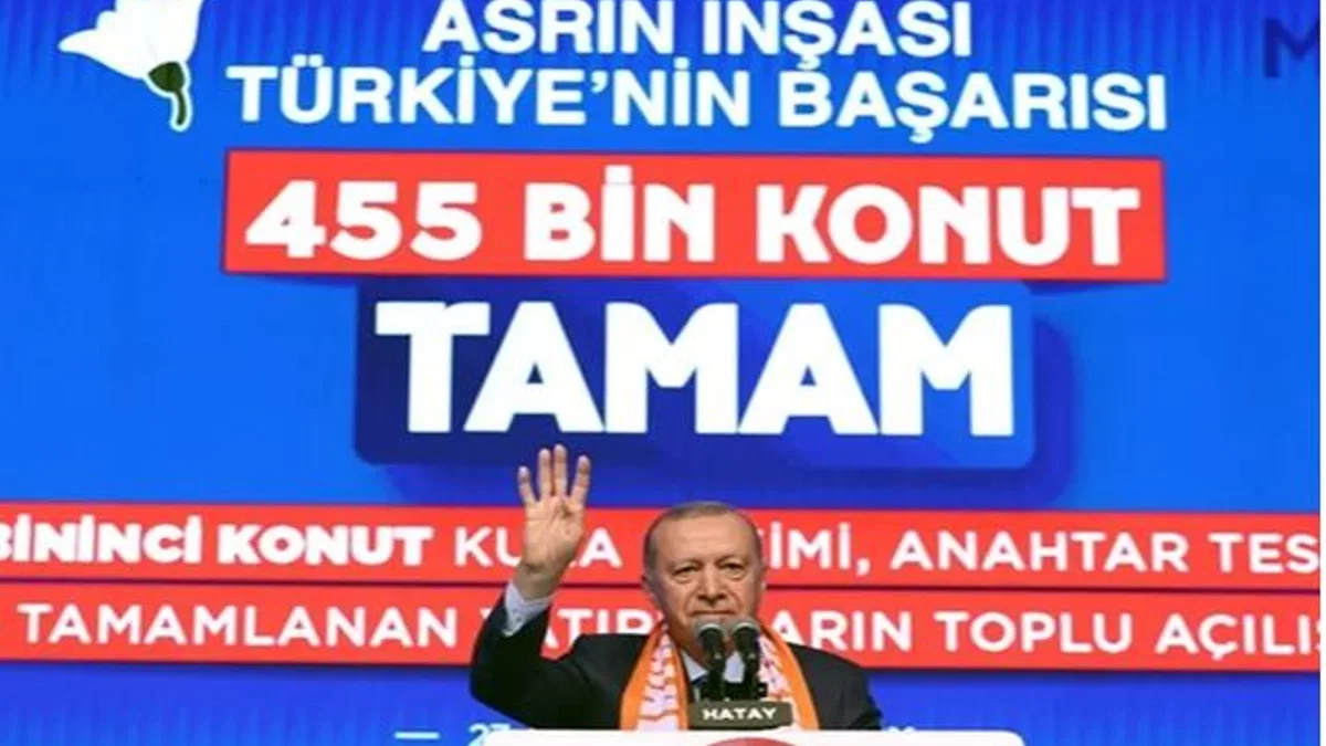 Erdoğan: 455 bininci konutu teslim ediyoruz