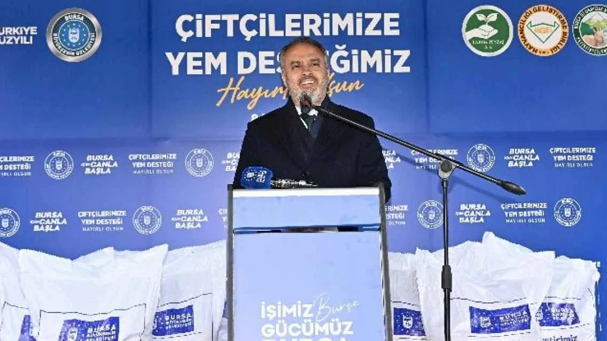 Bursa'da besiciye destek