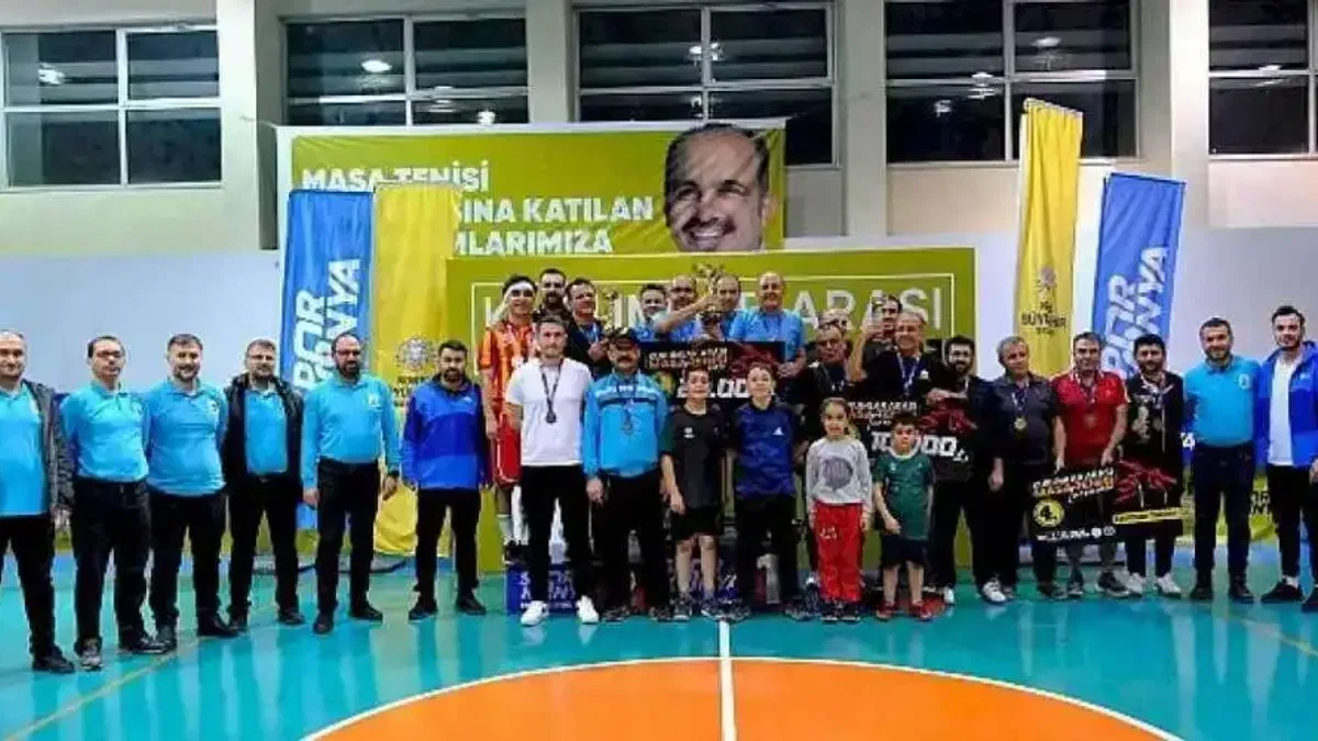 Konya'da "Kurumlar Arası Masa Tenisi Turnuvası" Heyecanı Yaşandı
