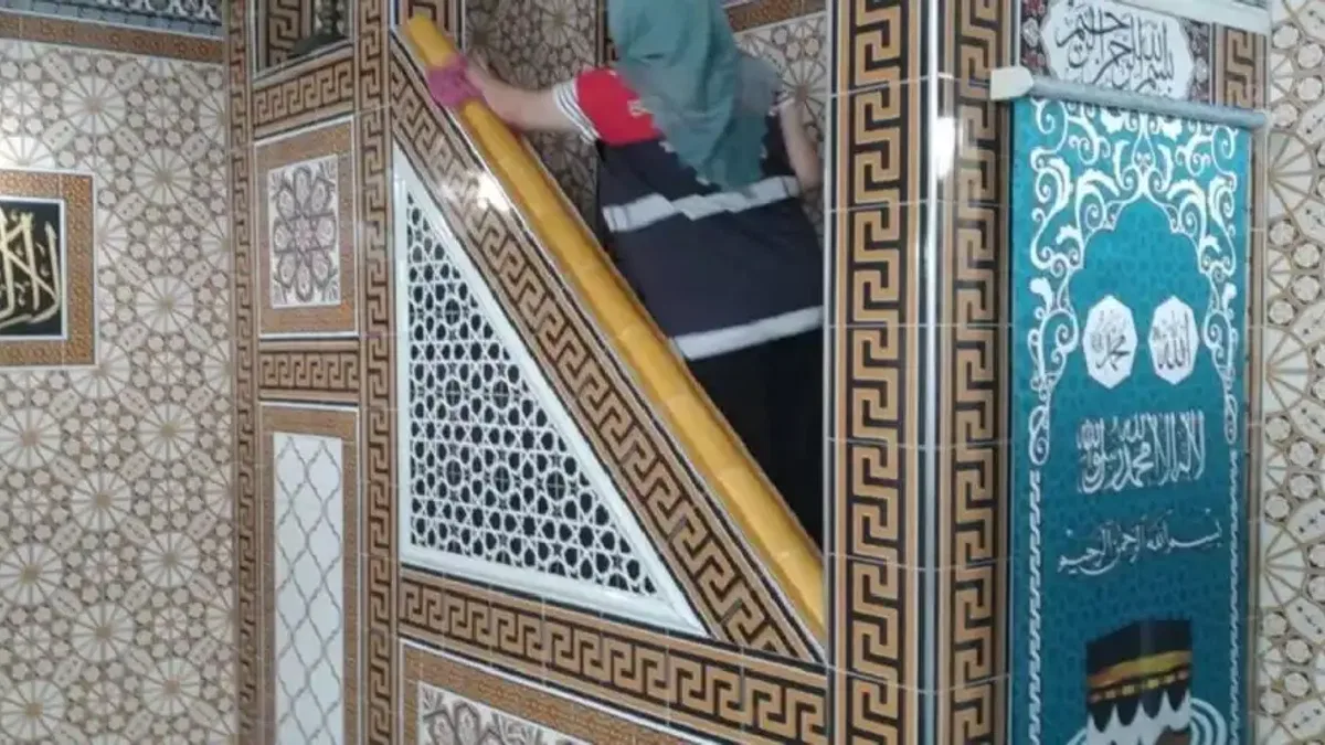Ordu’da camilerde temizlik mesaisi sürüyor