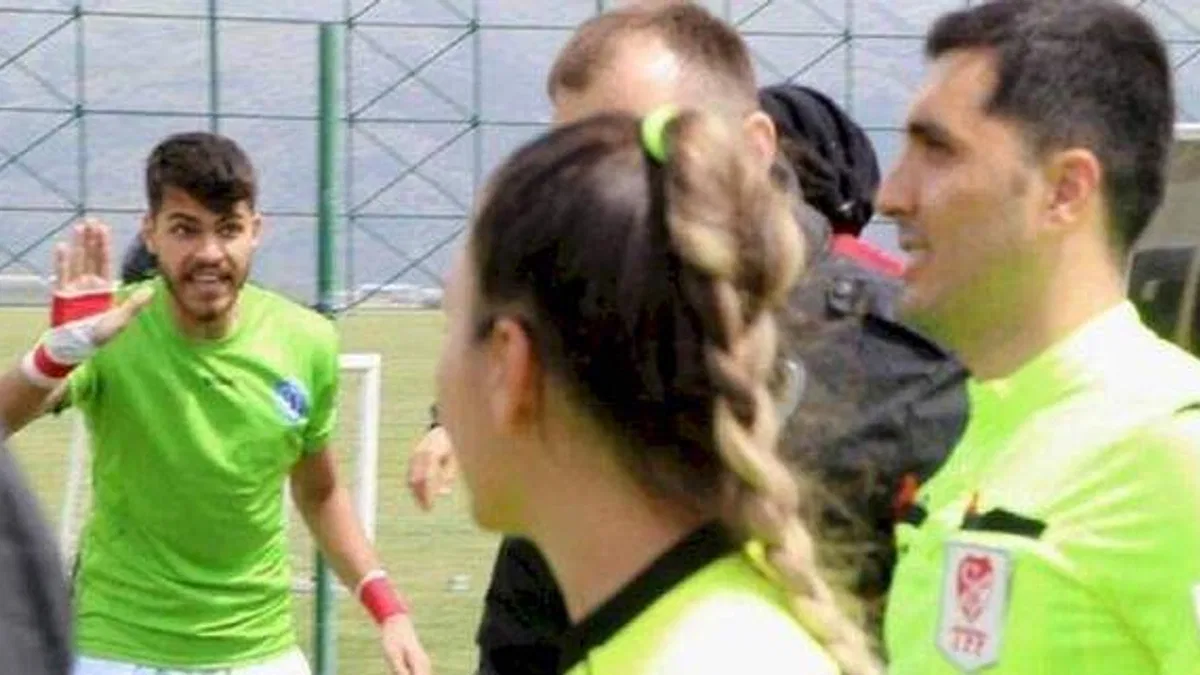Hakem 'depremzedelere bağış' şartıyla futbolcuya şikayetinden vazgeçti